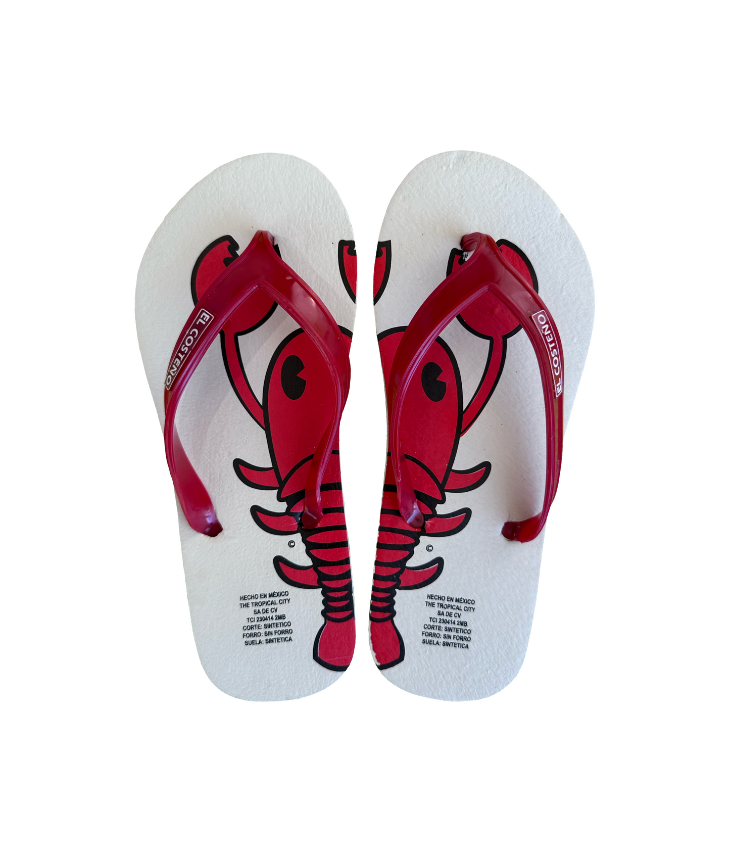 SANDALIAS LANGOSTA ROJA
